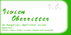 vivien oberritter business card